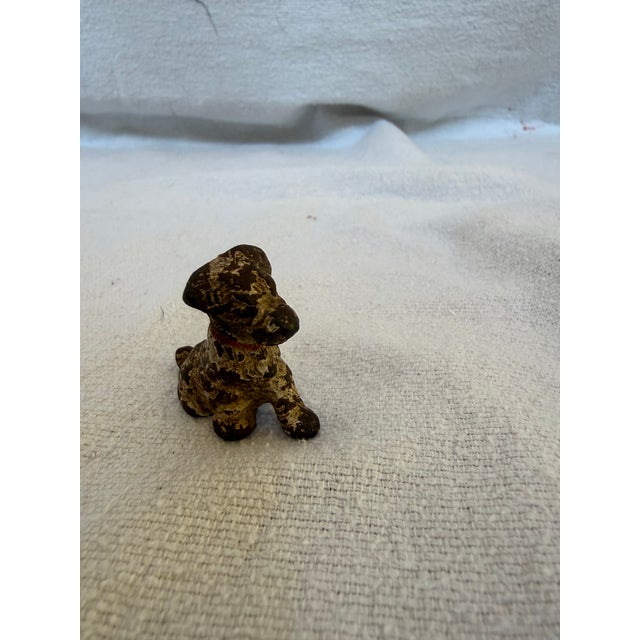 1920s Cast Iron Mini Hubley Terrier For Sale - Image 10 of 11