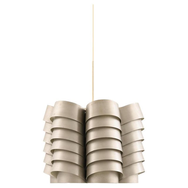 1970s Hanging Lamp in Aluminum by Hans-Agne Jakobsson, 1970s For Sale - Image 5 of 5