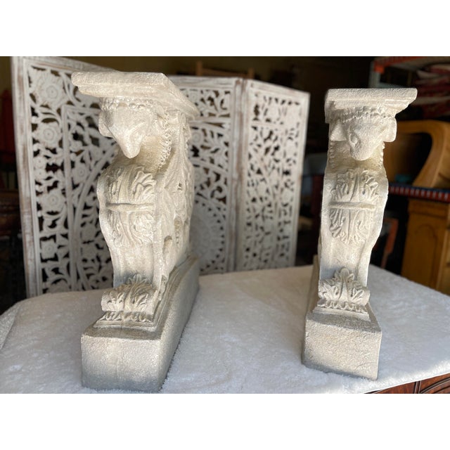 1960s 1960s Pair of Neoclassical Revival Style Pedestals for Dining Table For Sale - Image 5 of 12