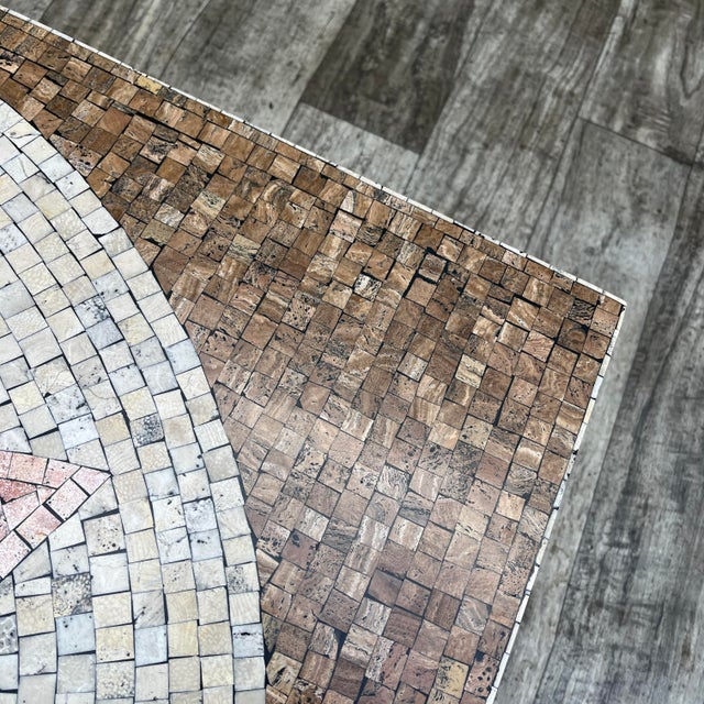 Postmodern Modern Mosaic Top Coffee Table. Circa 1980s For Sale - Image 12 of 18