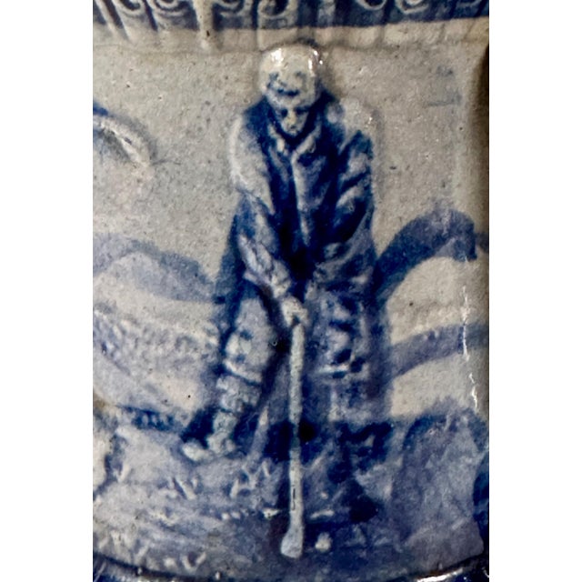 American Early 20th Century Robinson Clay Bristol-Slip Glazed Stoneware Golfing Mug For Sale - Image 3 of 10