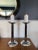 Karl Springer Chrome & Brass Postmodern Candlestick Holders For Sale - Image 11 of 11