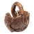 Antique Chinese Burled Market Basket For Sale