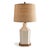 Port 68 Amelia Cream Bamboo Birdcage Lamp with Raffia Shade For Sale - Image 4 of 5