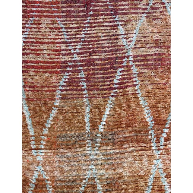 Textile Ombré Berber Wool Runner Rug - 9.8 X 3.2 Ft For Sale - Image 7 of 8