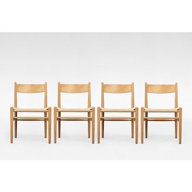CH36 Dining Chairs by Hans J. Wegner for Carl Hansen and Son, Denmark, 1960s, Set of 4 For Sale - Image 6 of 6