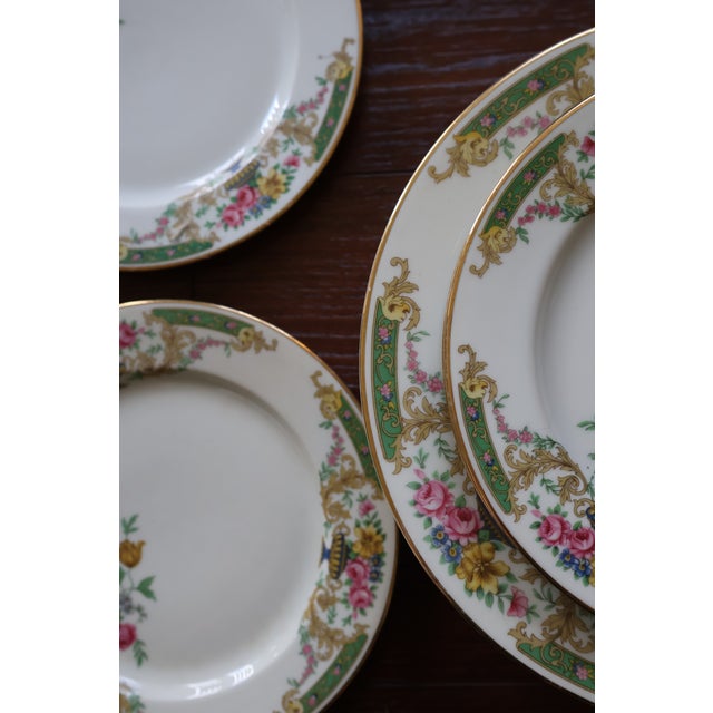 An exceptionally decorative 11-piece Crown Imperial porcelain service by Haas & Czjzek, one of the historic names of...