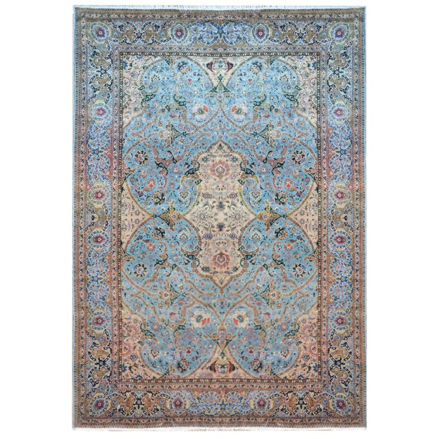 Vintage Persian Tabriz Rug For Sale - Image 12 of 12