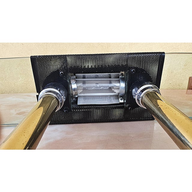 1980s Postmodern Dimmable Halogen Desk Lamp Styled After Robert Sonneman For Sale In Washington DC - Image 6 of 12