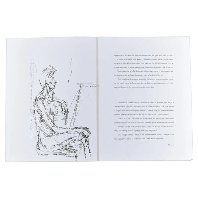 Derrière Le Miroir - Original lithograph by Alberto Giacometti - 1961 1961 For Sale - Image 4 of 5