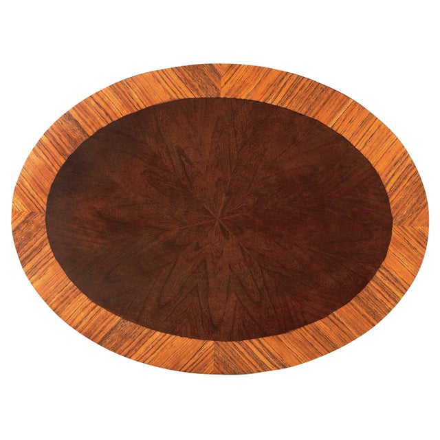 Made of select solid Woods, Wood products and choice veneers. The top features outer edges of end-cut mozambique veneers...