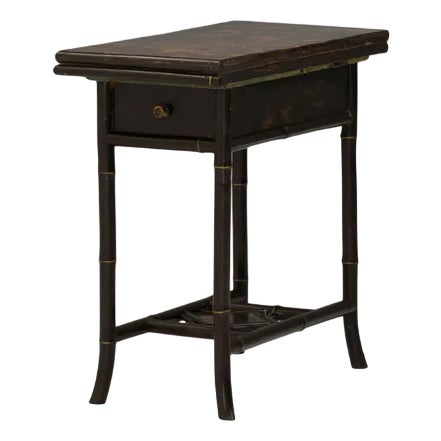 Lacquered Occasional Card Table, 1890s For Sale