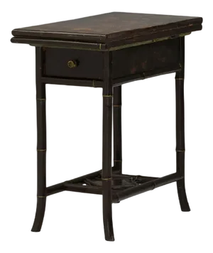 Lacquered Occasional Card Table, 1890s