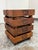 Late 20th Century Vintage Carved Wood Slatted Platform Stands, Set of Four For Sale - Image 5 of 12