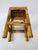Wood Vintage Bamboo Plant Stand Side Table Boho 20" For Sale - Image 7 of 11