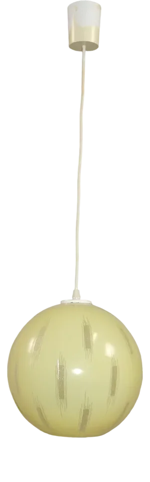 Glass Ball Ceiling Light, 1950s