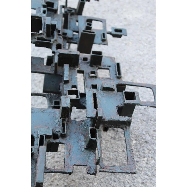 Large Brutalist Metal Sculpture by Marcello Fantoni, Italy, 1960s For Sale - Image 13 of 18