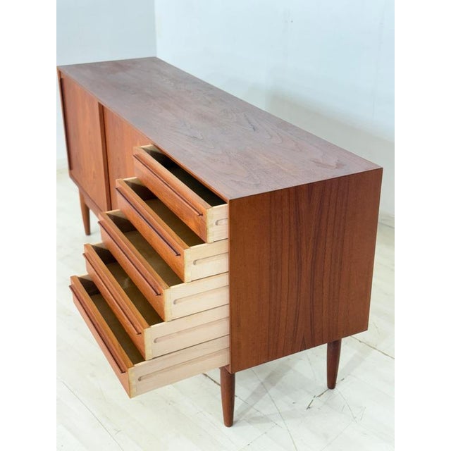 Brown Danish Teak Sideboard from HP Hansen, 1960s For Sale - Image 8 of 13