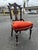 Antique Victorian Carved Wood Side Chair With Red Upholstery For Sale In Philadelphia - Image 6 of 6
