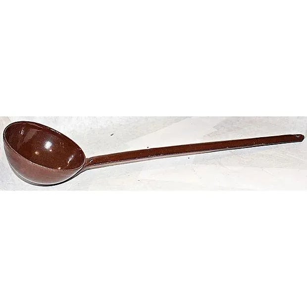 French French Enamelware Ladle For Sale - Image 3 of 5