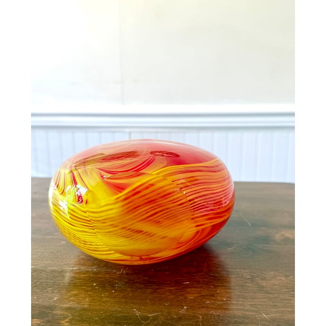 1970s Alexander Kalifano Art Glass Vase For Sale - Image 10 of 15