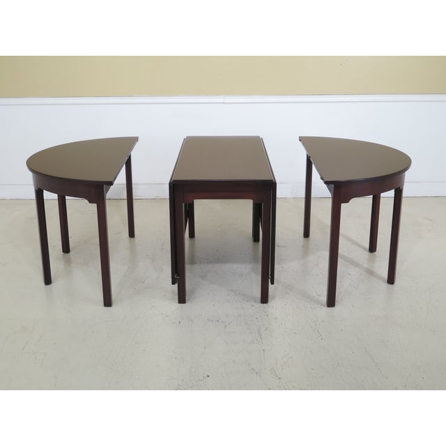 1960s Traditional Kittinger CW33/34 Mahogany Banquet Dining Table Chairish