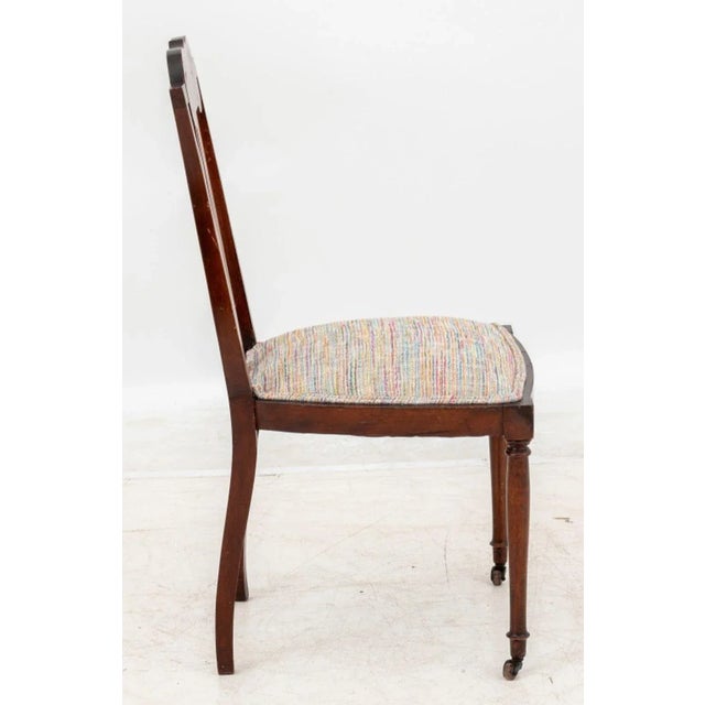 American Marquetry Walnut Side Chair, Ca. 1890 For Sale In New York - Image 6 of 7