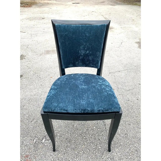 1940s Classic French Art Deco Dining Chairs- Set of 6 For Sale - Image 11 of 13