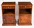 Quality Pair burr walnut bedside cabinets with Royal connection to Sandringham, historical provenance & bill of sale This...
