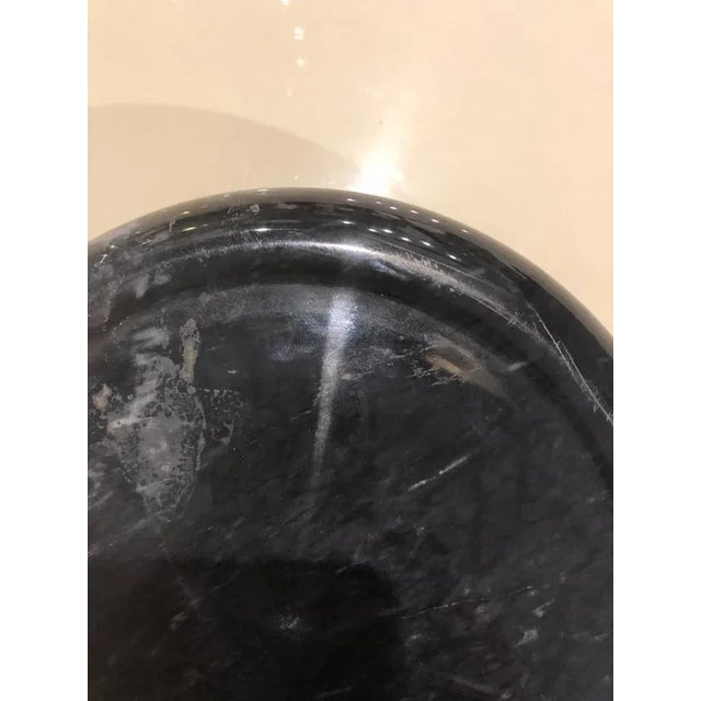 Stone Mid-Century Modern Italian Ashtray in Black Marble by Angelo Mangiarotti, 1967 For Sale - Image 7 of 9