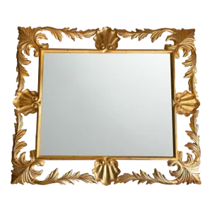 Harrison and Gil Gilded Mirror Designed for Dauphine Mirror Company