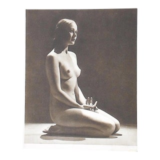 Vintage Mid Century Nude Photogravure For Sale