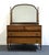 Early 20th Century Berkey & Gay Solid Walnut French Provincial 50" Dresser W. Vanity Mirror For Sale - Image 5 of 11
