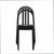 Metal Model 222 Black Chairs by Robert Mallet Stevens for Ecart, France, 1980s, Set of 4 For Sale - Image 7 of 10