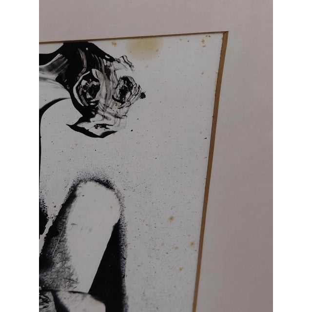 Framed Signed Akston "Puzzled" Oil on Paper For Sale In Greensboro - Image 6 of 10