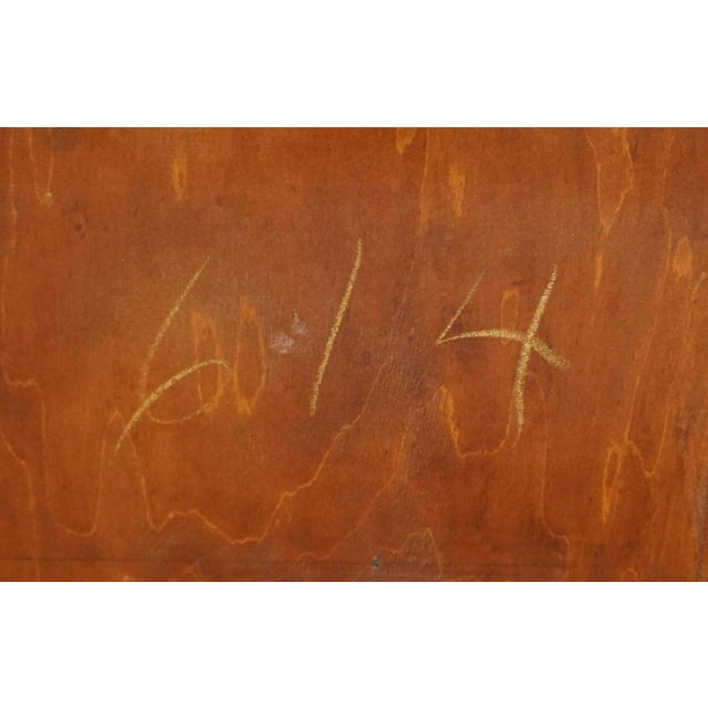 Vintage Antique Solid Mahogany Traditional Duncan Phyfe Style 37" Chest on Chest W. Urn and Vine Inlay 614 For Sale - Image 13 of 13