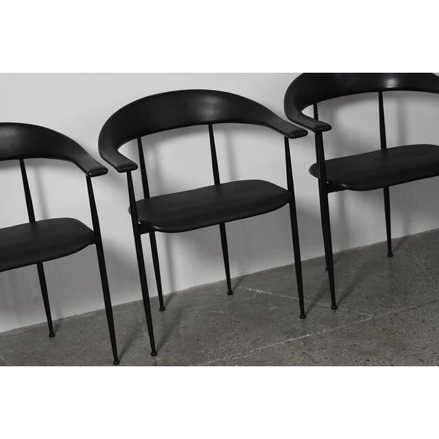 P40 Chair by Giancarlo Vegni and Gianfranco Gualtierogotti for Phasem, 1980s For Sale - Image 4 of 7