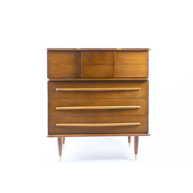 1950s MidCentury Modern United Furniture Corporation 4Drawer Chest of