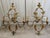 Vintage Italian Florentine Gilt Tole & Crystal Regency Wall Sconces - Pair For Sale - Image 11 of 13