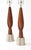 Laurel Lamp Company 1960's Mid-Century Modern Chrome and Walnut Table Lamps by Laurel For Sale - Image 4 of 10