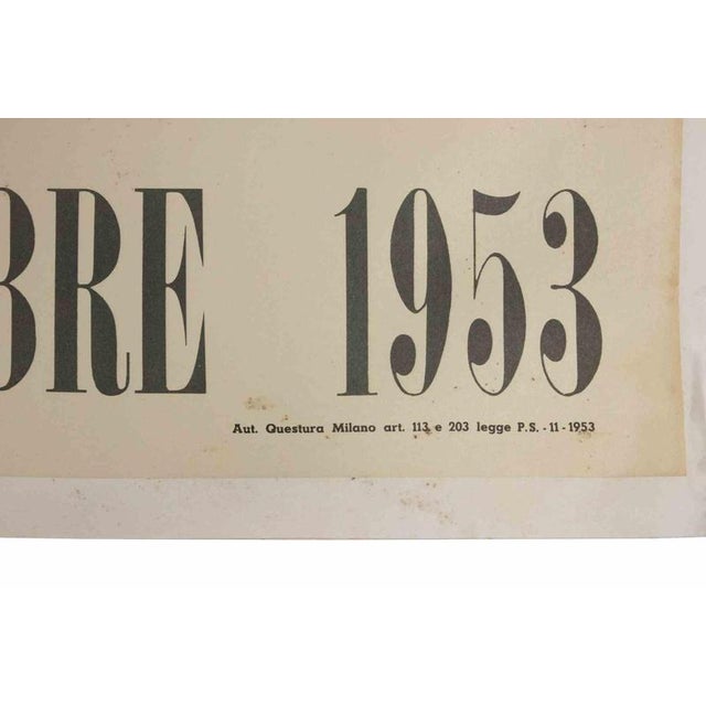 Mostra di Picasso Exhibition Poster with Guernica after Picasso, 1953 For Sale - Image 6 of 7