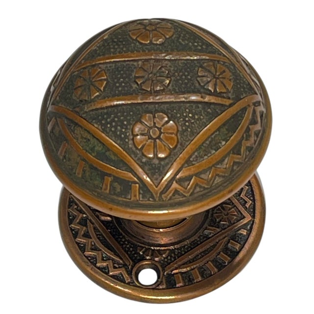 Add a finishing touch of quality hardware to your door with this exceptional American cast bronze door knob produced by F....