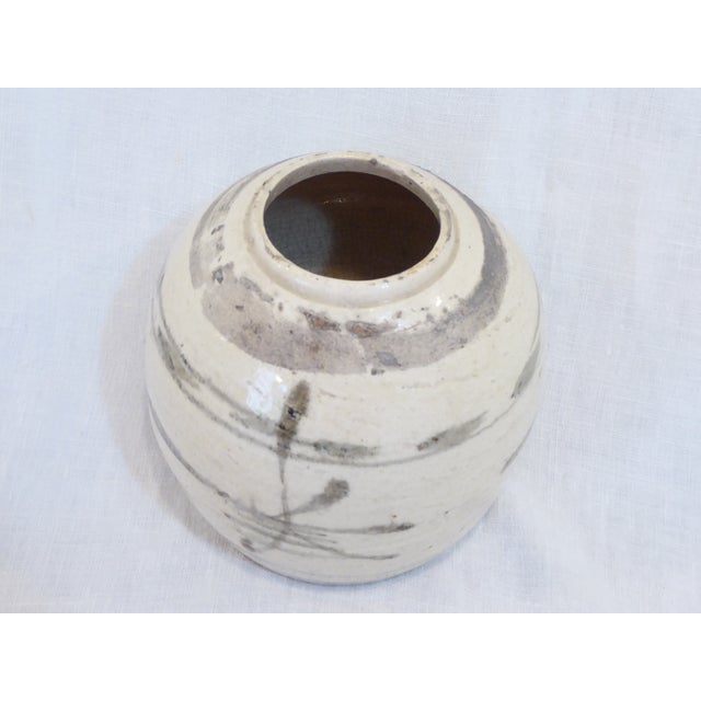 Chinese Antique Chinese Ceramic Storage Vessel For Sale - Image 3 of 3