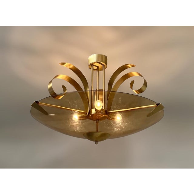 Not Yet Made - Made To Order 21st Century Piuma Chandelier by Fabio LTD For Sale - Image 5 of 7