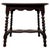 2000 - 2009 19th Century Antique English Barley-Twist Oak Side Table For Sale - Image 5 of 10