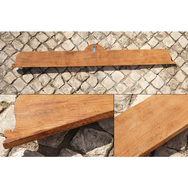 19th Century Large French Renaissance Carved Wooden Overdoor Depicting a Warrior and Mythological Creatures For Sale - Image 12 of 12