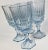 Blue Vintage Blue Crystal Goblets- Set of 4 For Sale - Image 8 of 11