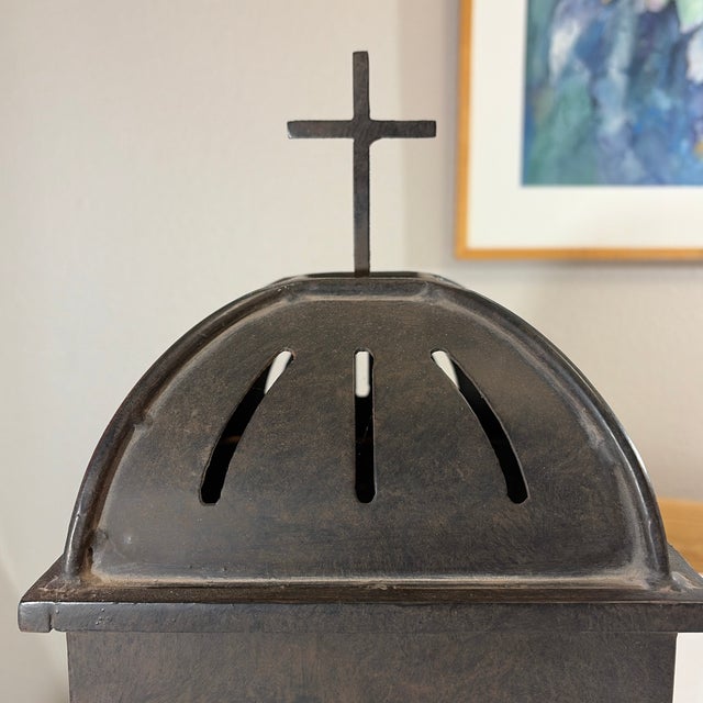 Bring authentic Spanish Colonial Revival charm to your home with this exceptional vintage tabletop candle lantern by the...