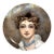 Haviland Limoges Hand Painted Portrait Plate C. 1876-1886 For Sale