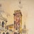 Lutes, Panoramic View, Watercolor For Sale - Image 3 of 5
